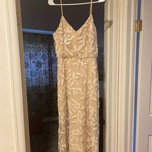 Champagne beaded dress